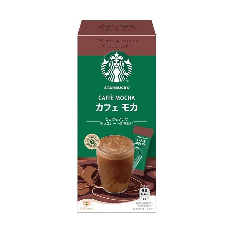 Starbucks Premium Mix Cafe Mocha Sticks 4P×3 Boxes – Made in JAPAN - Tokyo Sakura Mall