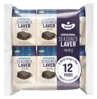 DELIEF Original Seasoned Laver HALAL 4.5g x 12p x 6