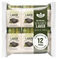 DELIEF Olive Oil Seasoned Laver HALAL 4.5g x 12p x 6