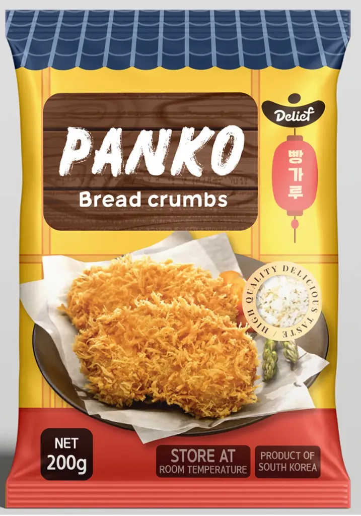 DELIEF Panko Bread Crumbs 1kg x 8