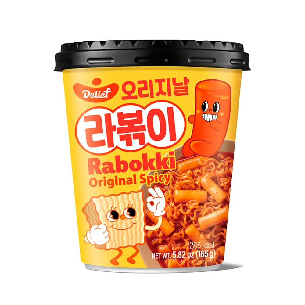 [N0088] DELIEF Rabokki Sweet and Spicy Flavor 165g x 24