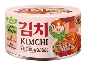 DELIEF Sliced Napa Cabbage Kimchi 160g x 24