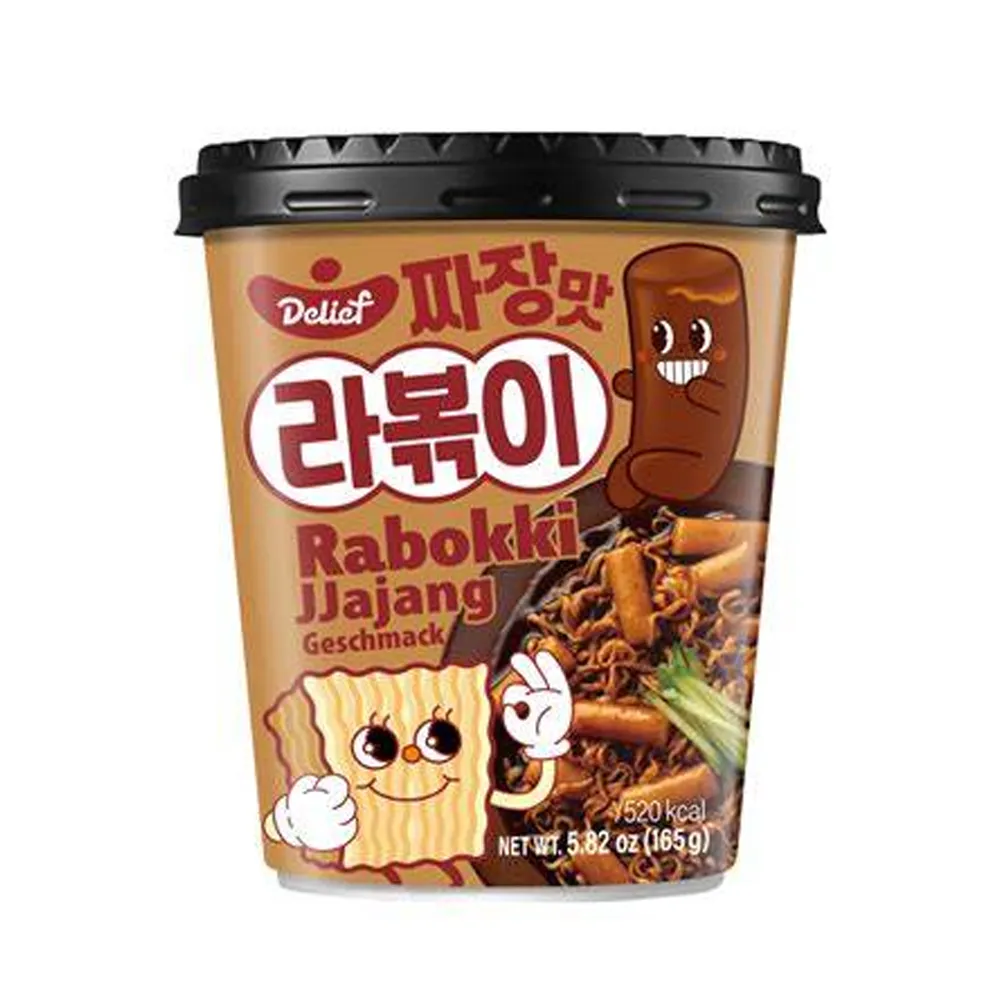 [N0087] DELIEF Rabokki Jjajang Flavor 165g x 24