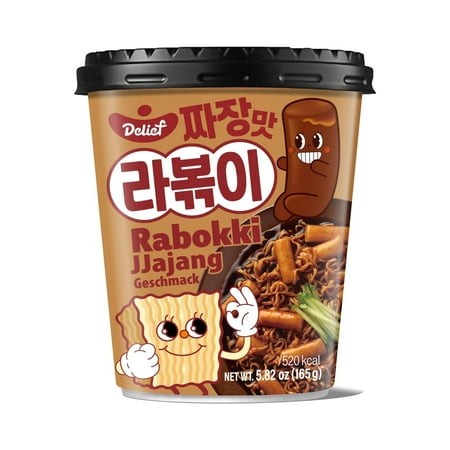 DELIEF Rabokki Jjajang Flavor 165g x 24