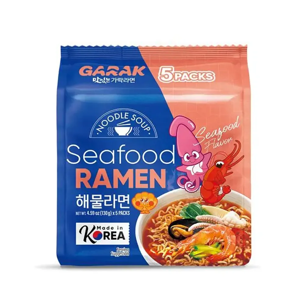 [N0137] GARAK Seafood Ramen 122g x 4p x 8