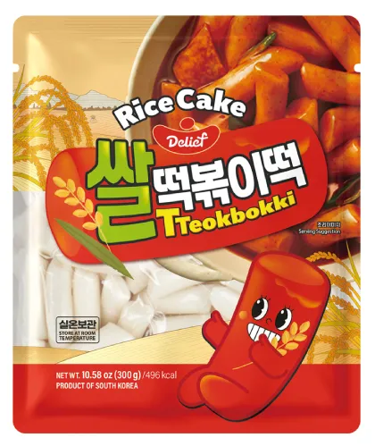 DELIEF Tteokbokki Rice Cake HALAL 300g x 50