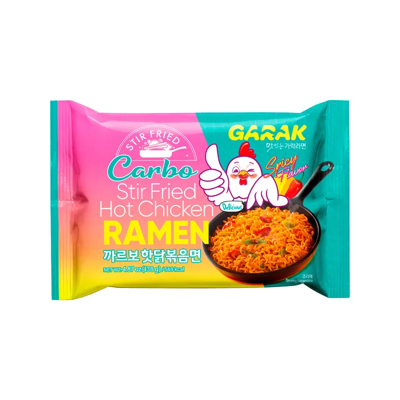 GARAK Carbo Hot Chicken Flavor Stir-fry Ramen 138g