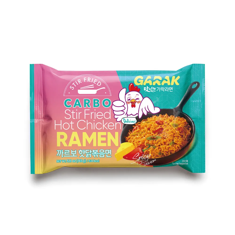 GARAK Carbo Hot Chicken Flavor Stir-fry Ramen 145g x 40