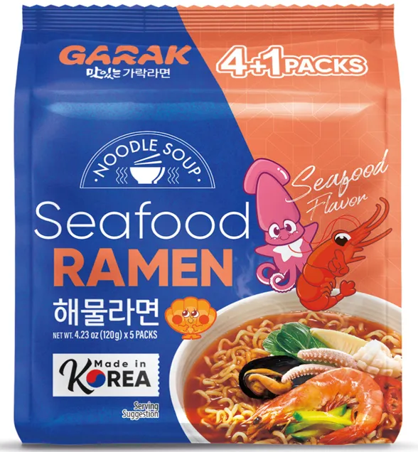 GARAK Seafood Ramen 122g x 4p x 8