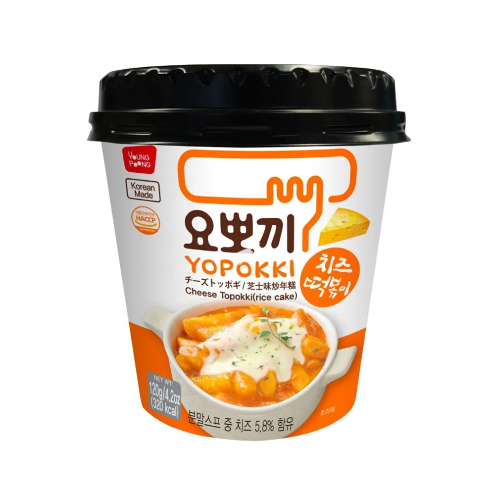 YOUNGPOONG Yopokki Cheese Tteokbokki Cup 120g x 30