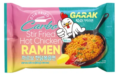 GARAK Carbo Hot Chicken Flavor Stir-fry Ramen 145g x 40
