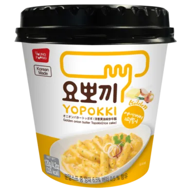 YOUNGPOONG Yopokki Golden Onion Butter Tteokbokki Cup 120g x 30