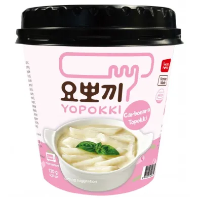 YOUNGPOONG Yopokki Carbonara Tteokbokki Cup 120g x 30