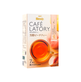 AGF Blendy CAFE LATORY Peach Tea 7 pcs