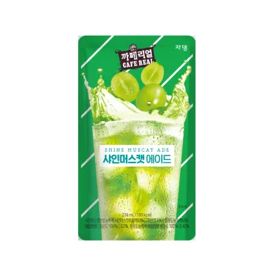 [N0179] JARDIN Café Real Shine Muscat Ade HALAL 230ml x 50