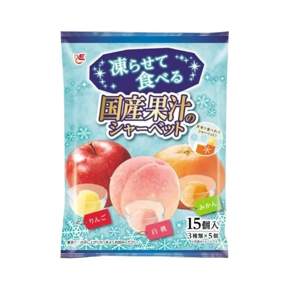 Ace Bakery Frozen Sorbet Japanese Fruit Juice 15 pcs