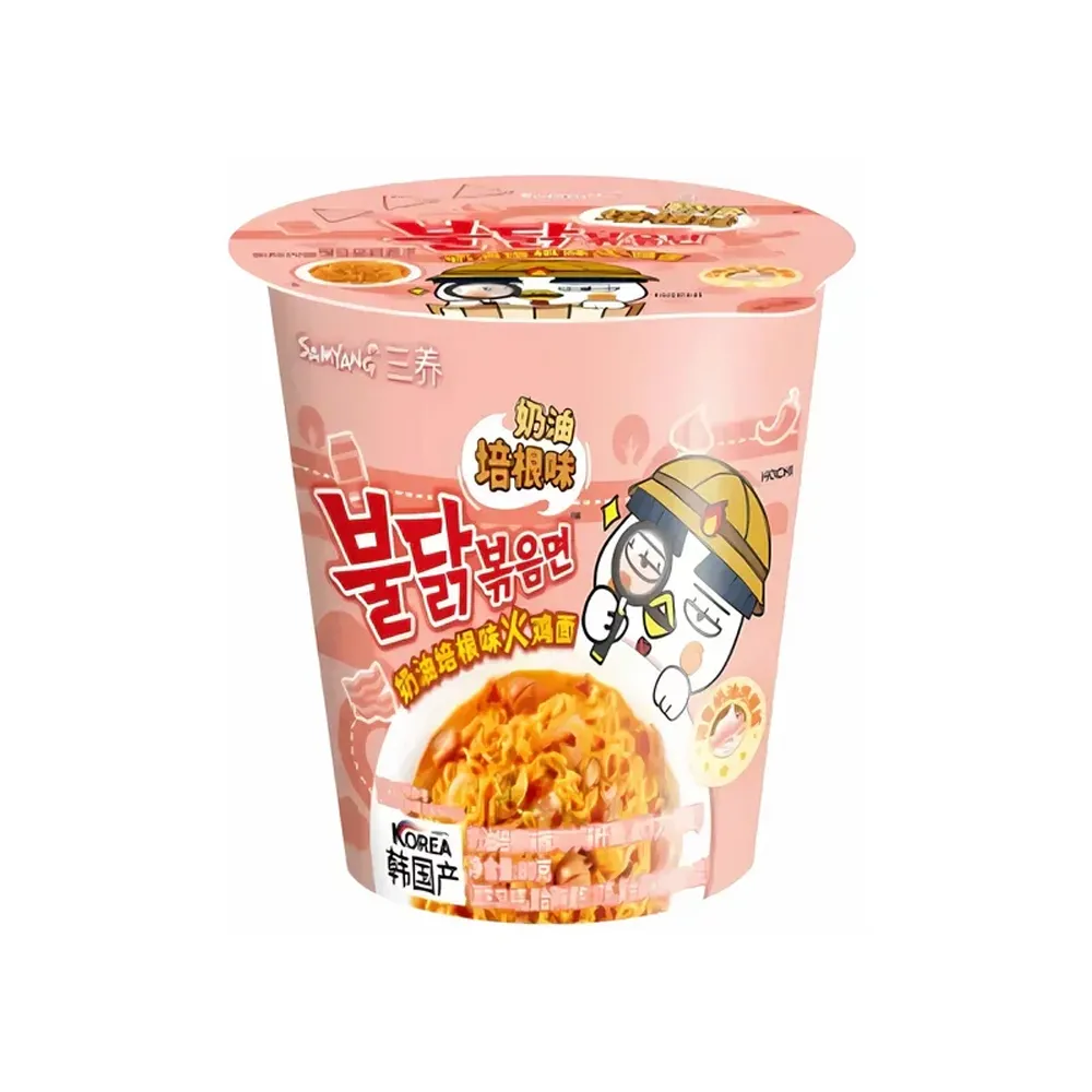 (杯面)三养火鸡面(奶油培根味)/80G*30/箱