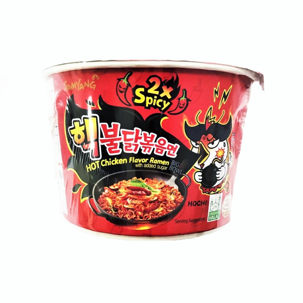 SAMYANG 2x Spicy Hot Chicken Flavor Ramen Bowl 105g x 16