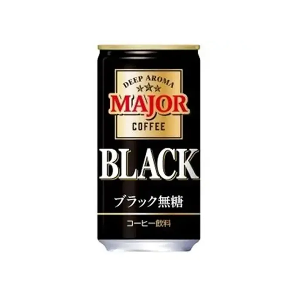 UCC MAJOR scent and rich black no sugar 185ml