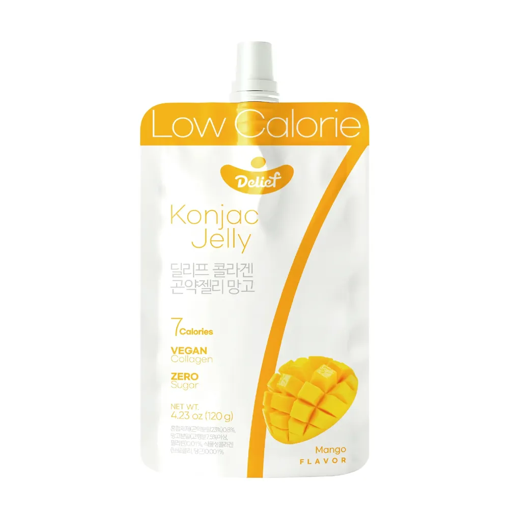 [N0107] DELIEF Vegan Collagen Konjac Jelly Mango (V) 120g x 60