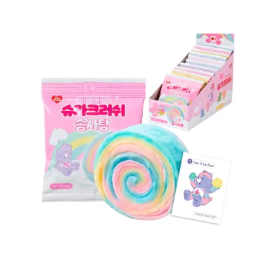 [N0046] CARE BEARS Sugar Crush Cotton Candy 9g x 240