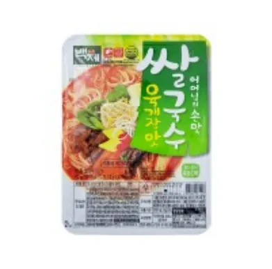 [N0025] BAEKJE Rice Noodle Spicy Beef Soup Flavor 92g x30