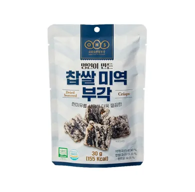 OHS Dried Seaweed Crisps 30g x 12