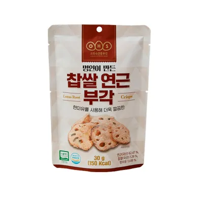 OHS Lotus Root Crisps 30g x 12
