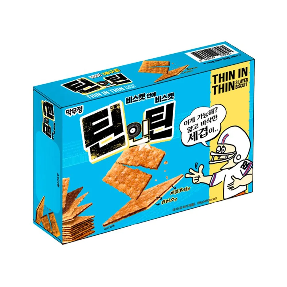 [N0198] LIKESKY Thin In Thin 3Layer Biscuit 89g x 15