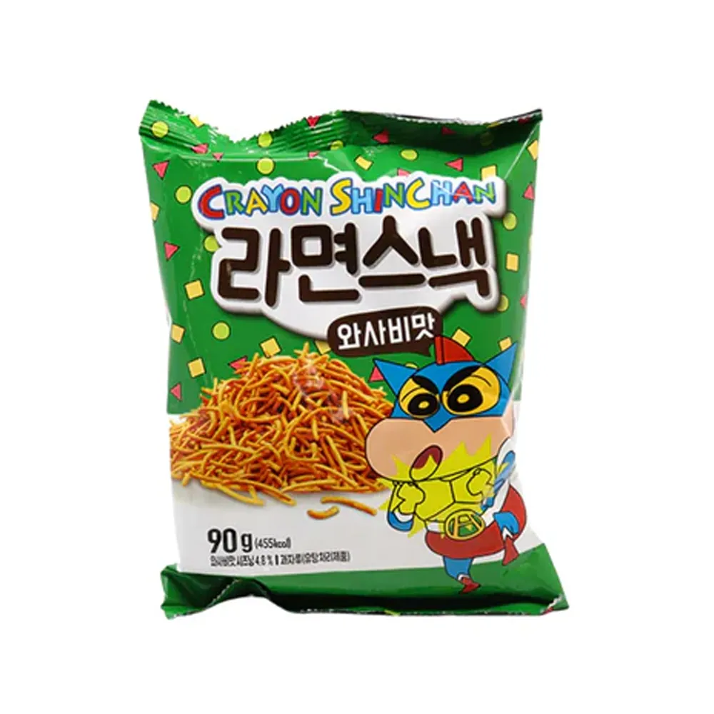 CRAYON SHIN CHAN Ramen Snack Wasabi Flavor 90g x 16
