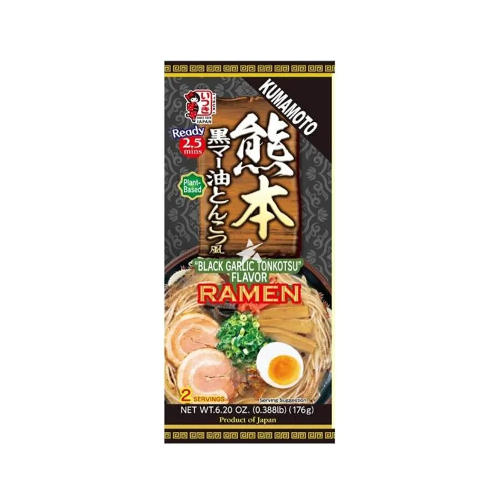 [N0169] ITSUKI KUMAMOTO BLACK GARLIC TONKOTSU RAMEN[Animal-Free][EX] *12