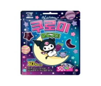 [N0270] SEOJU Kuromi Grape Gummy 43g x 32
