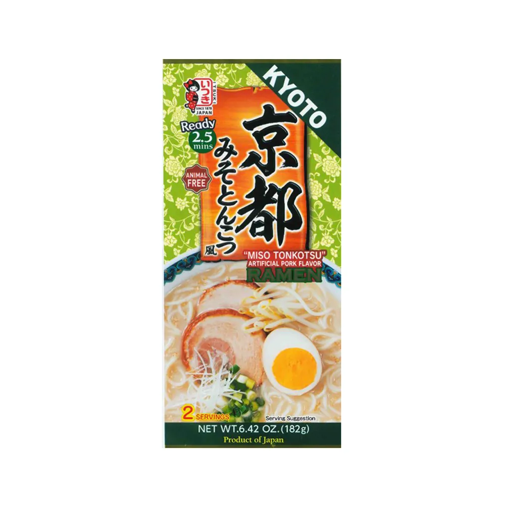 [N0170] ITSUKI KYOTO MISO TONKOTSU RAMEN [Animal-Free] 182g [EX] *12