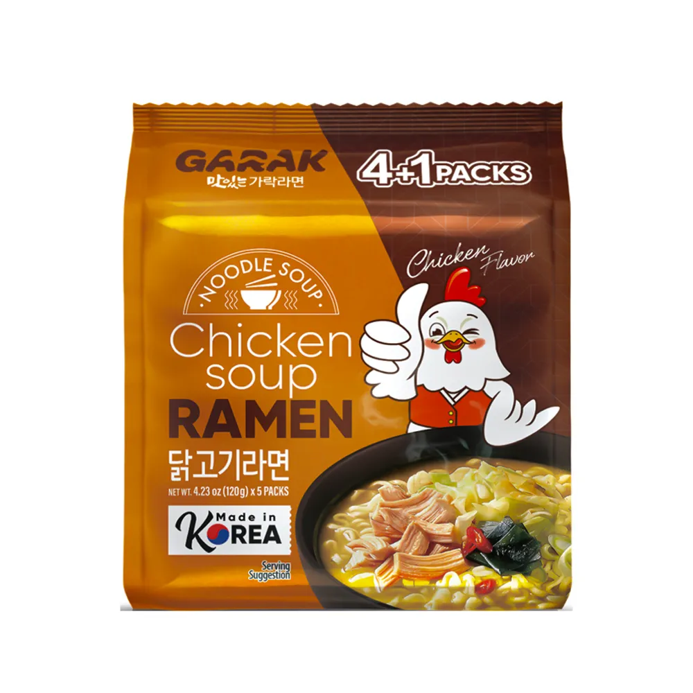 [N0125] GARAK Chicken Flavor Ramen 120g x 5p x 8