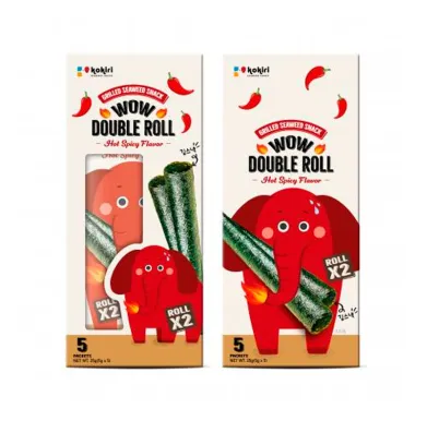 [N0184] KOKIRI Wow Double Roll Hot Spicy 5g x 5p x 12
