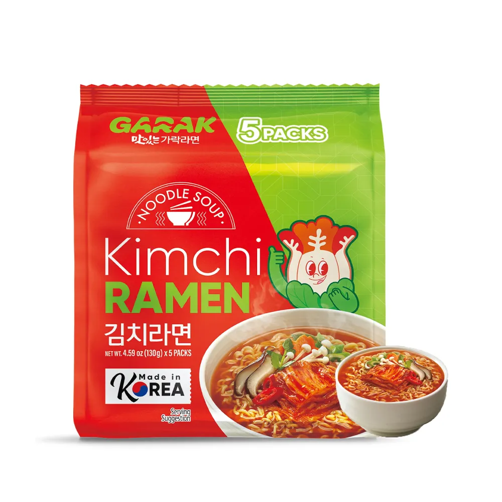 [N0131] GARAK Kimchi Ramen 123g x 4p x 8