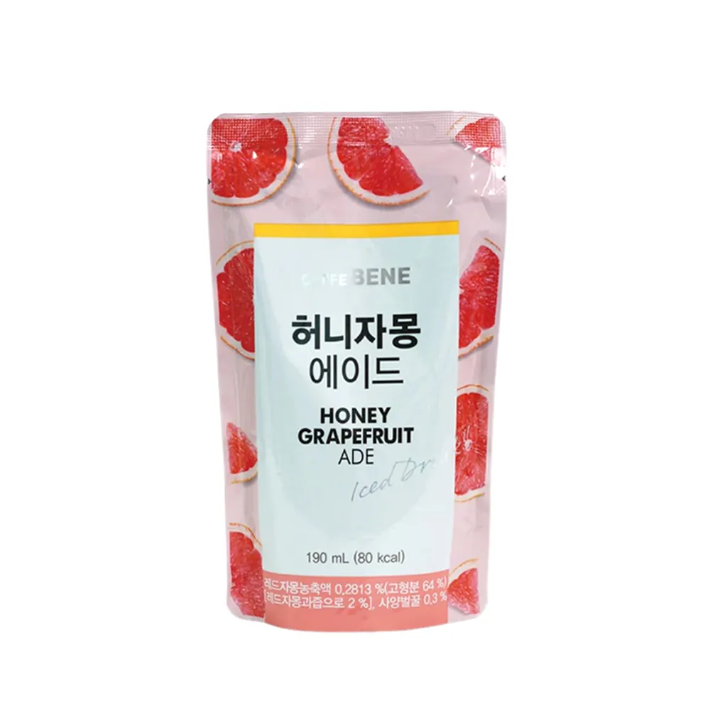 [N0040] CAFFE BENE Honey Grapefruit Ade 190ml x 50