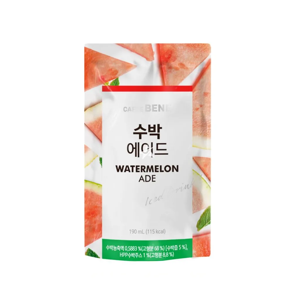 [N0044] CAFFE BENE Watermelon Ade 190ml x 50