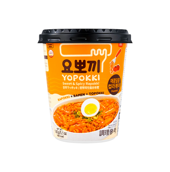 YOUNGPOONG Yopokki Sweet and Spicy Rapokki Cup 145g x 16
