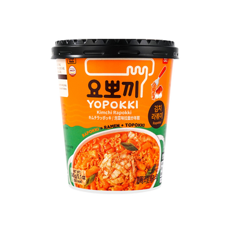 YOUNGPOONG Yopokki Kimchi Rapokki Cup 145g x 16