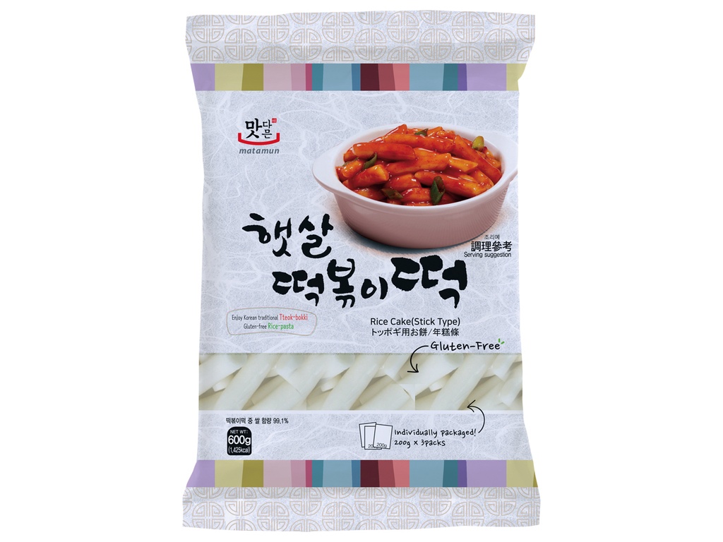 YOUNGPOONG Masdameun Sunshine Tteokbokki Rice Cake 600g x 12