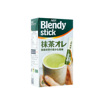 [N0009] AGF Blendy stick Matcha au Lait 6 pcs