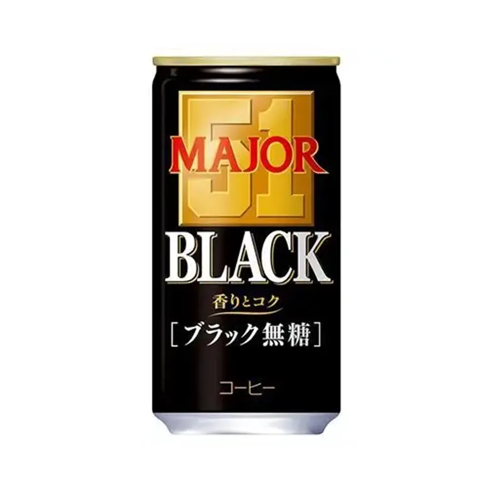 UCC MAJOR scent and rich black no sugar 185ml*30