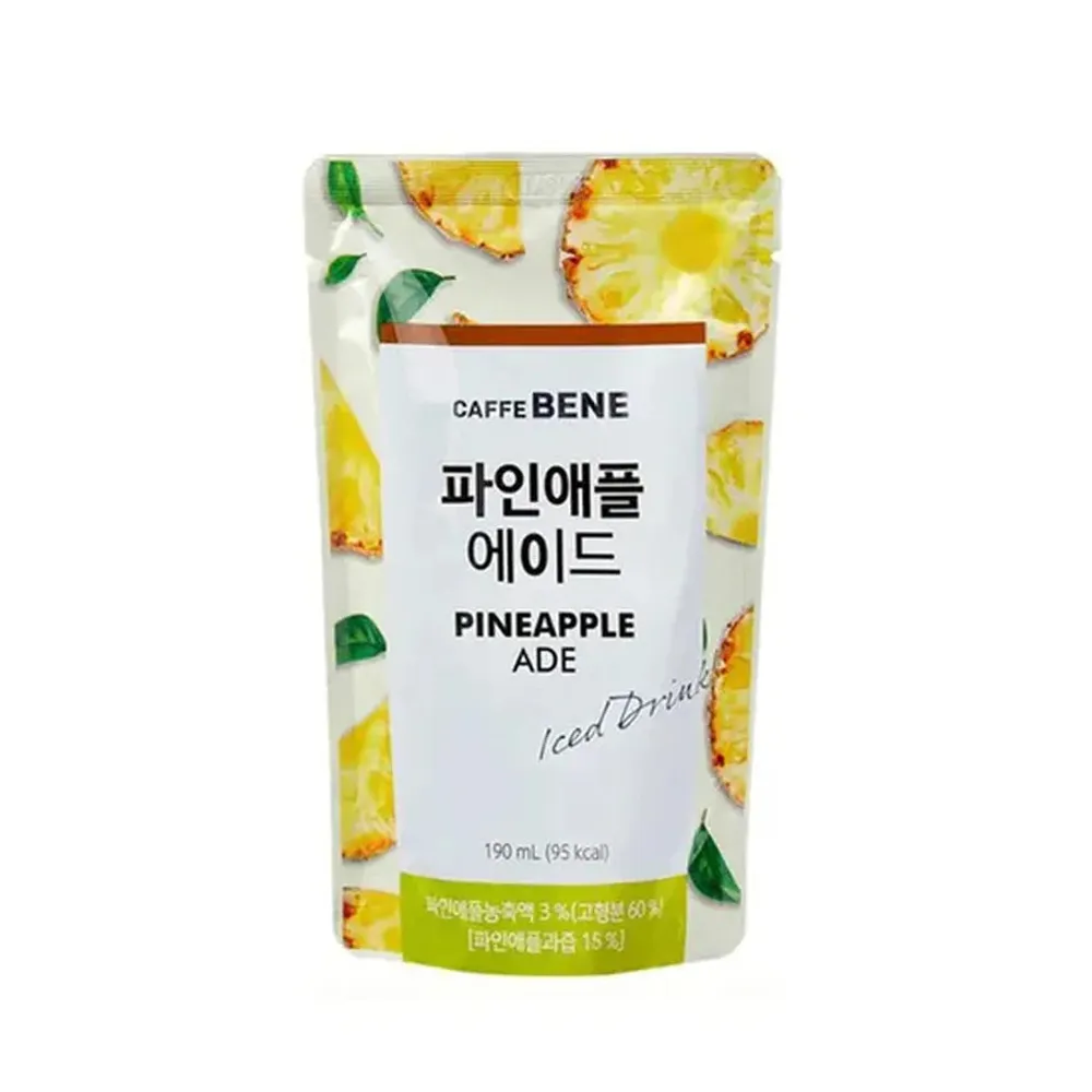 [N0042] CAFFE BENE Pineapple Ade 190ml x 50