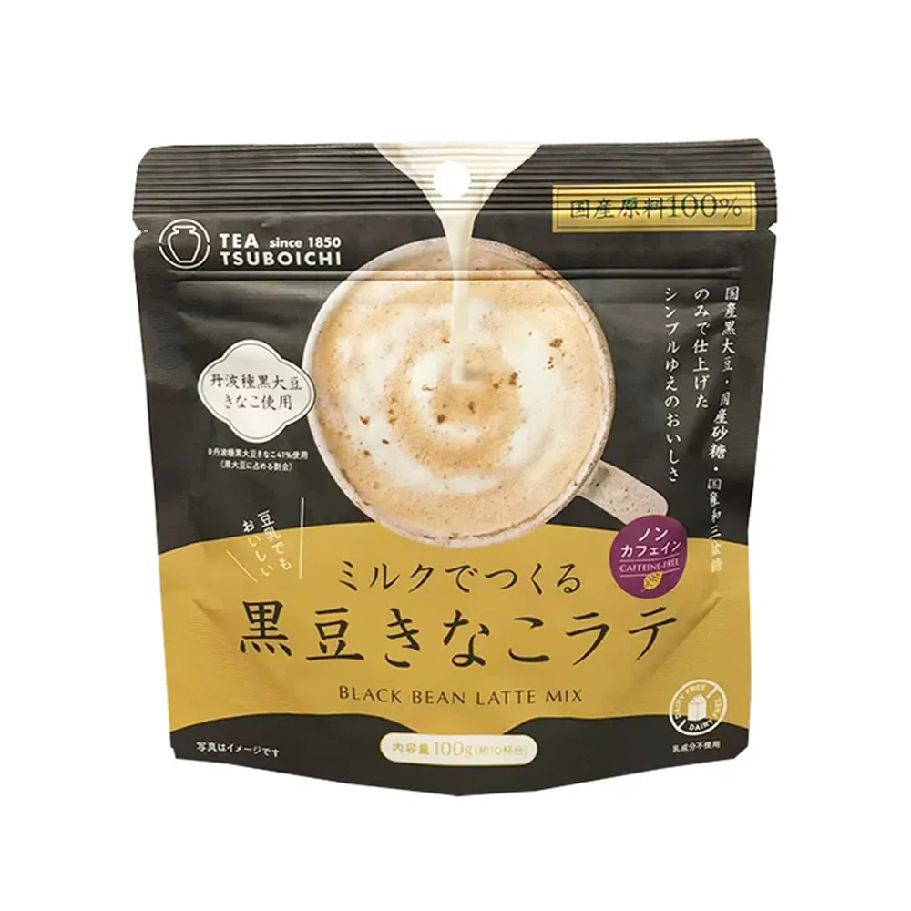 TEA TSUBOICHI BLACK BEAN LATTE MIX 100g *12