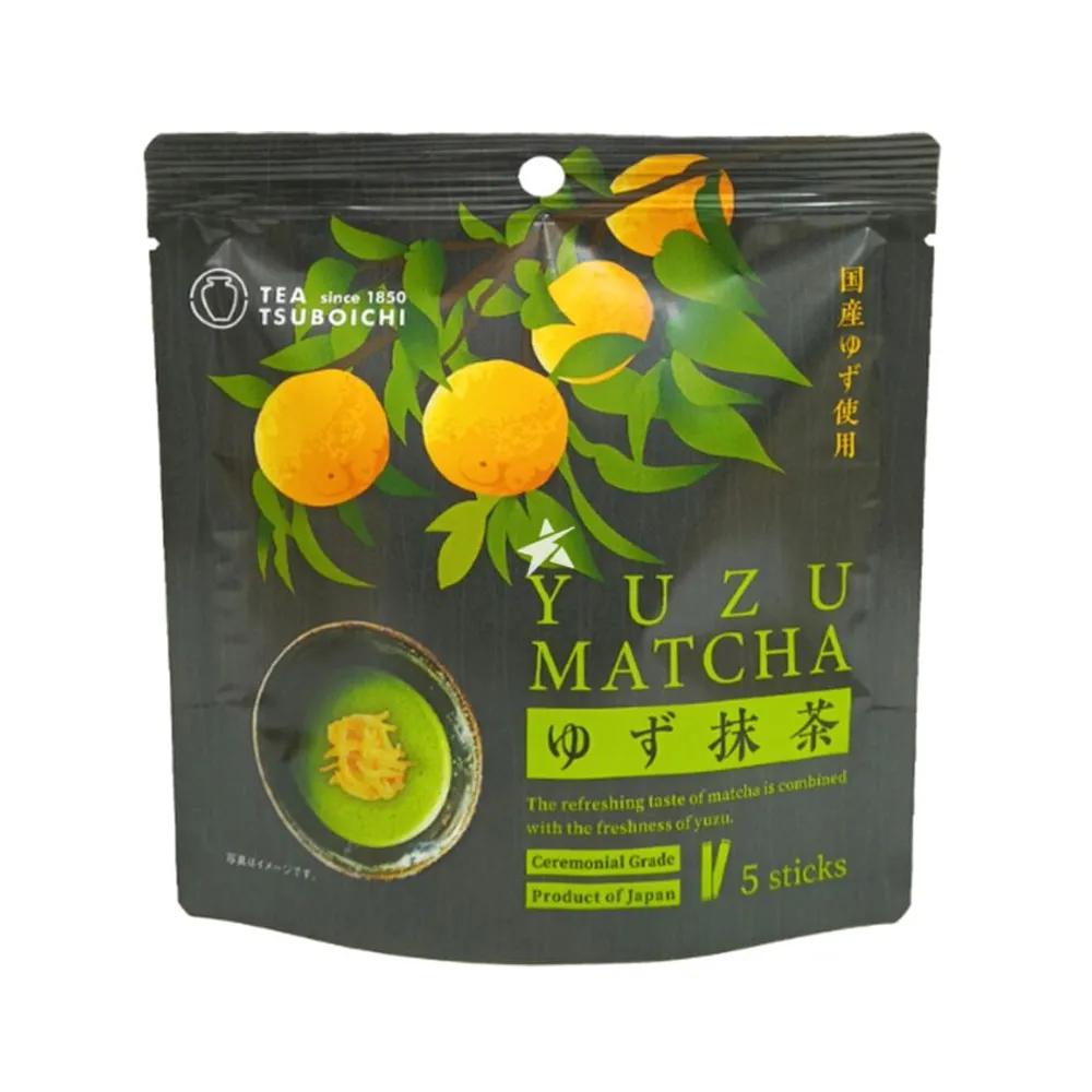 TEA TSUBOICHI YUZU MATCHA 5 sticks 50g *12