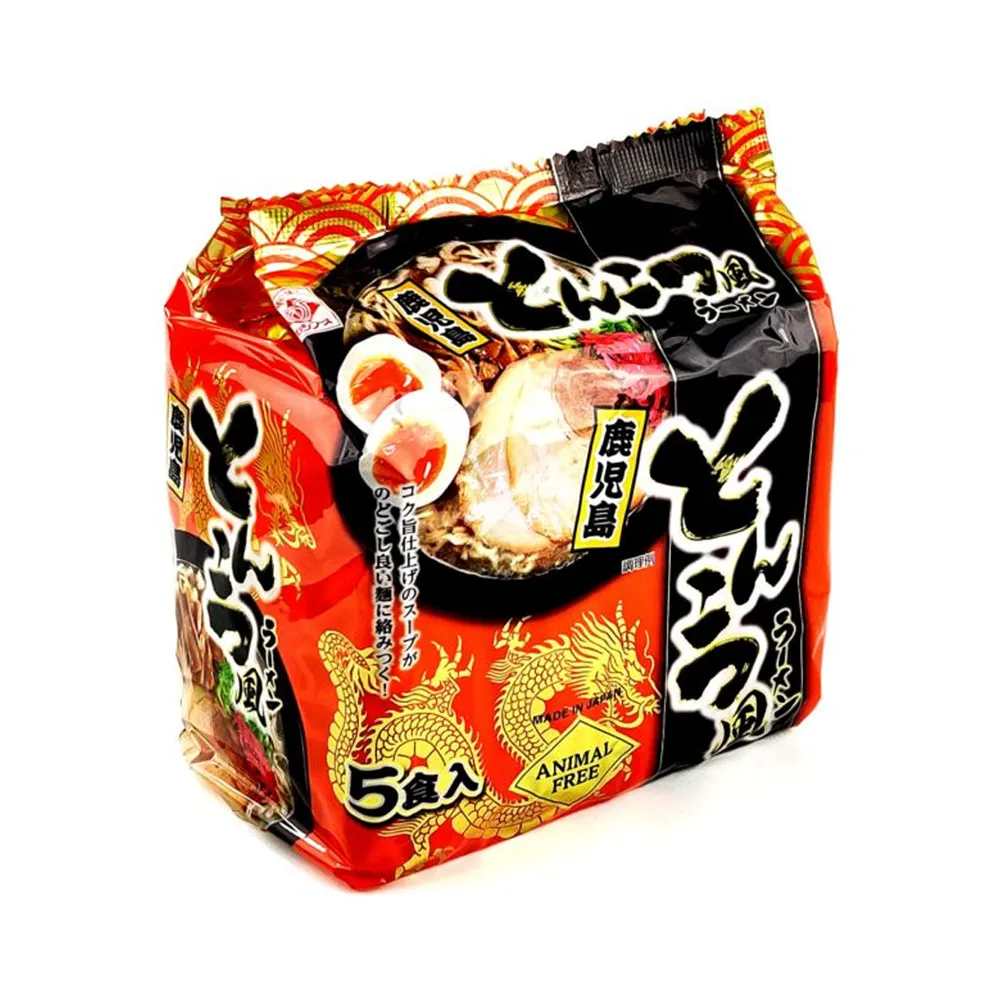 [N0158] Higashimaru Spicy Tonkotsu Kagoshima Ramen 5 bags *18