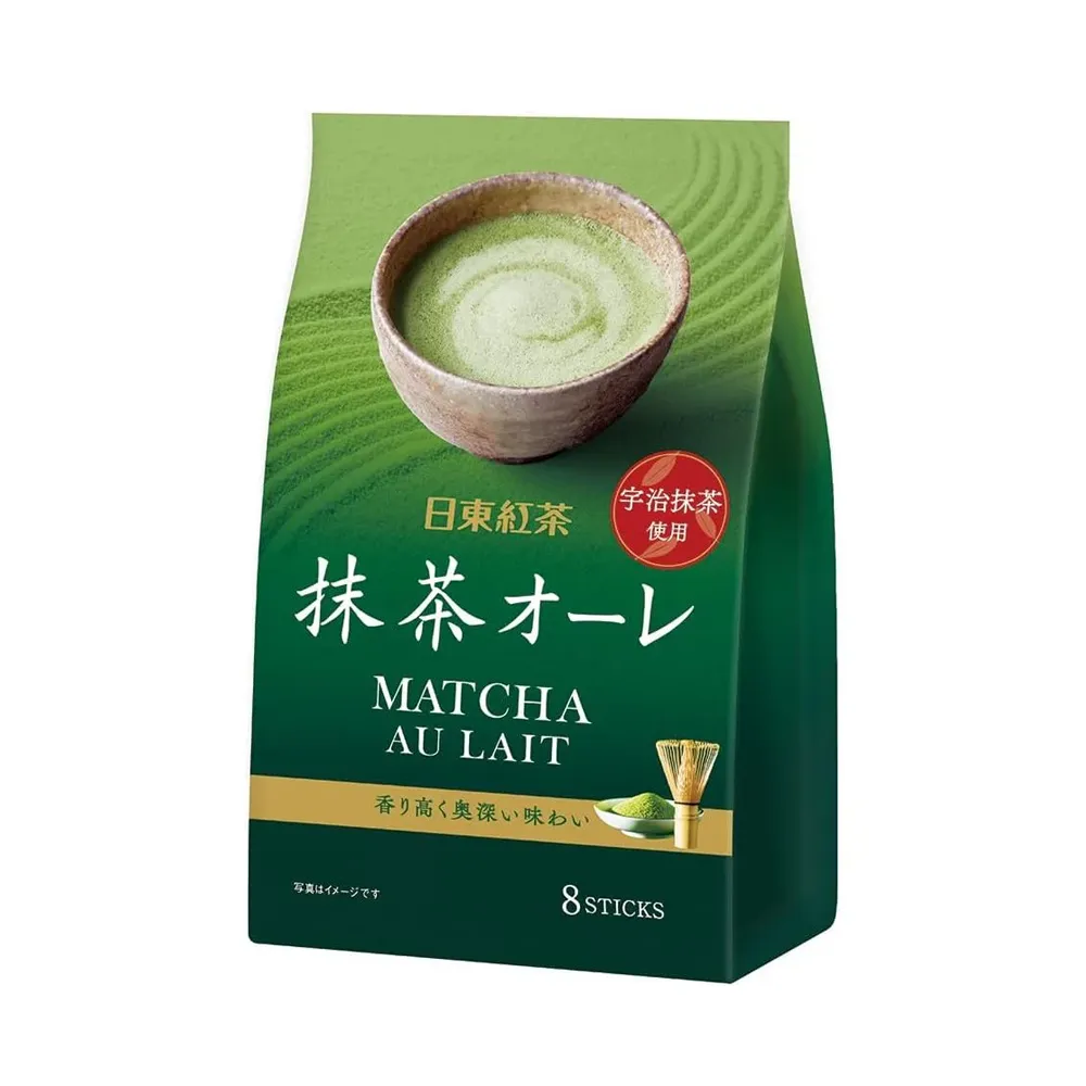 nittoh tea MATCHA AU LAIT 8 pcs *24