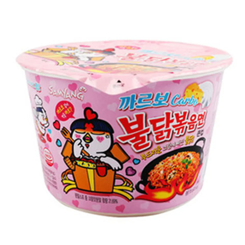 [N0259] SAMYANG Creamy Hot Chicken Flavoured Instant Noodles 105g*16 (Bowl)
