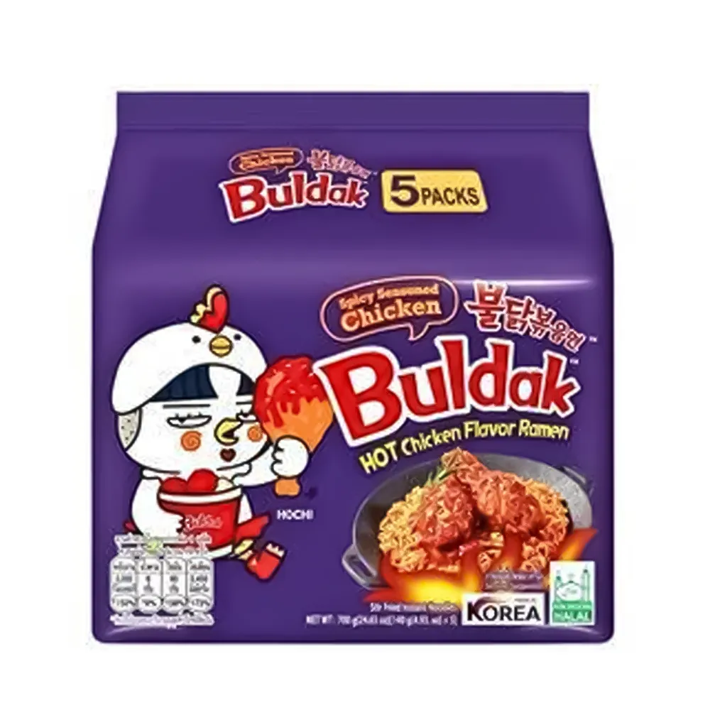 SAMYANG Korean Sweet and Spicy Fried Chicken Flavoured Instant Noodles 140g*5 *8